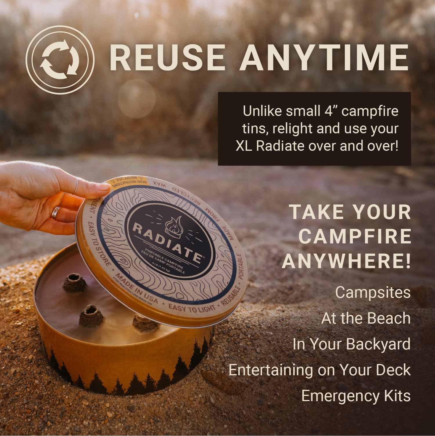 Radiate 4 Pack XL 8
