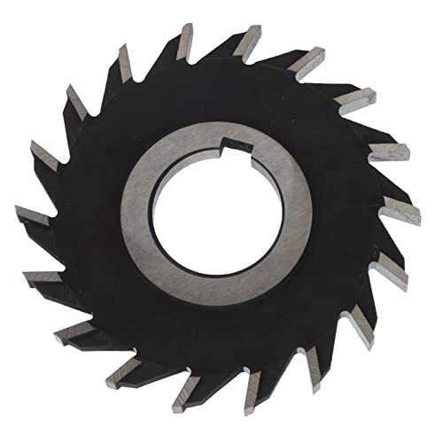 18 Teeth High-Speed Steel Face Mill Cutter - Standard Sizes for Plane Drilling with Low Resistance & High Hardness | Ideal for Metalworking, CNC Milling, and Industrial Machining