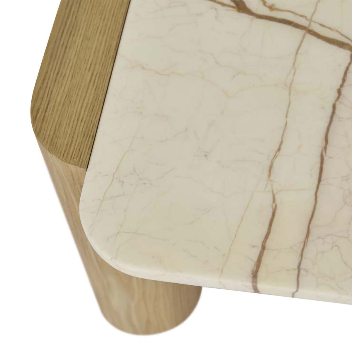 Floyd Marble Square Coffee Table - Modern Minimalist Living Room Furniture for Small Spaces | Perfect for Apartments, Lofts & Home Decor