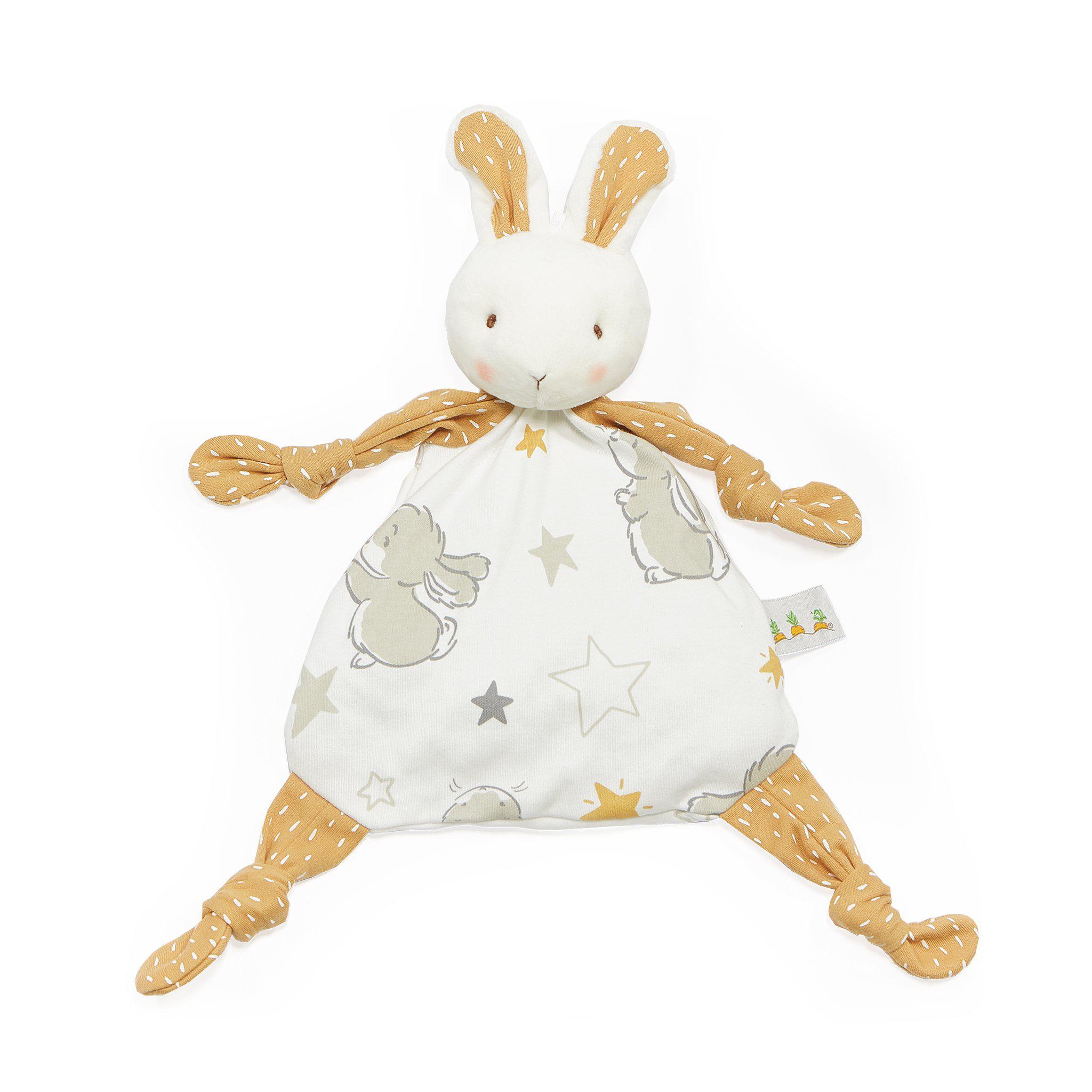 Little Star Bunny Knotty Friend Plush Toy - Soft & Cuddly Stuffed Animal for Kids, Perfect for Bedtime, Nursery Decor, and Gift Giving