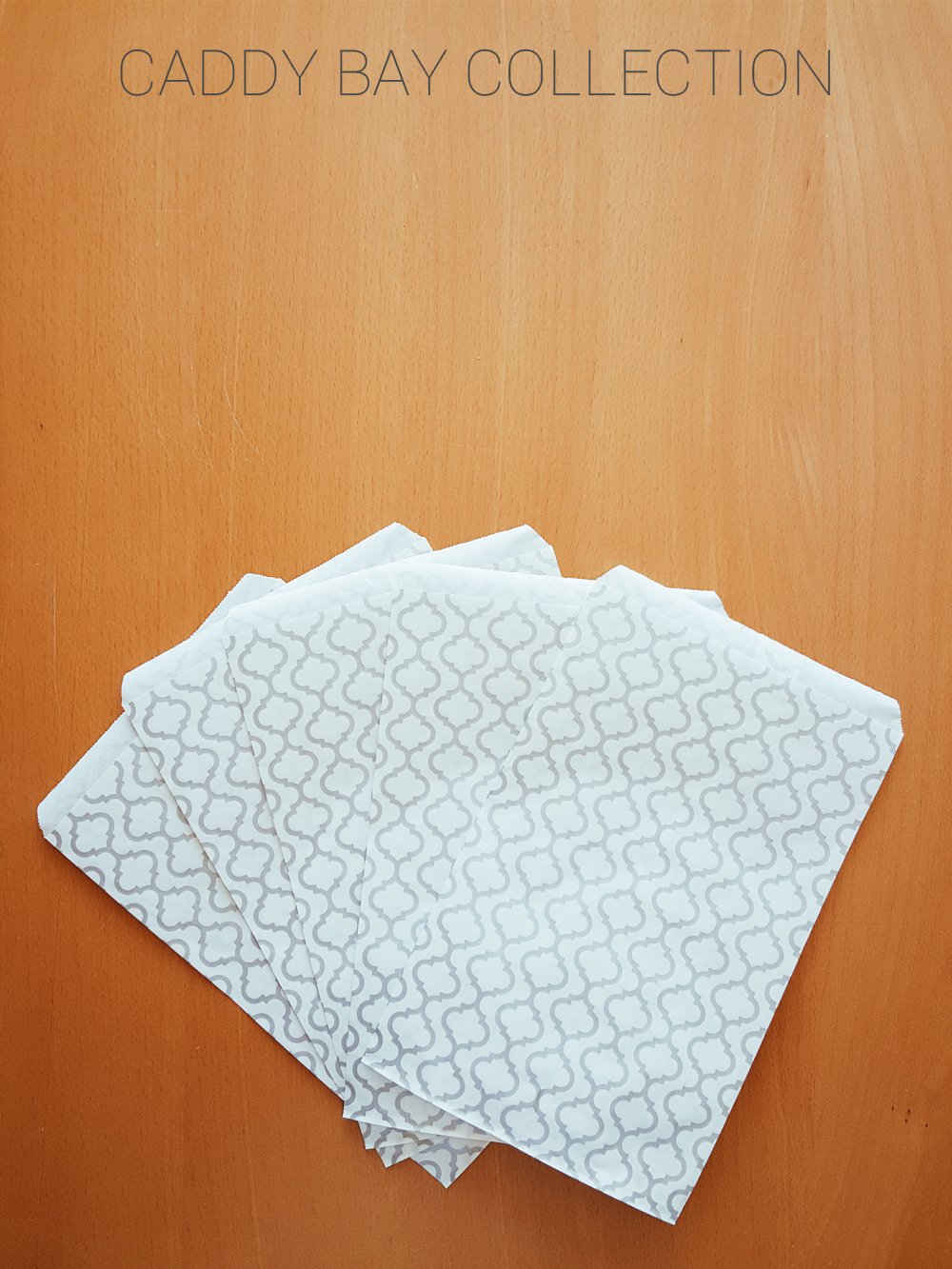 200 Pcs Silver Glitter Trellis Pattern Gift Bags 6