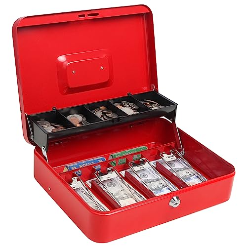 Red with Money Tray