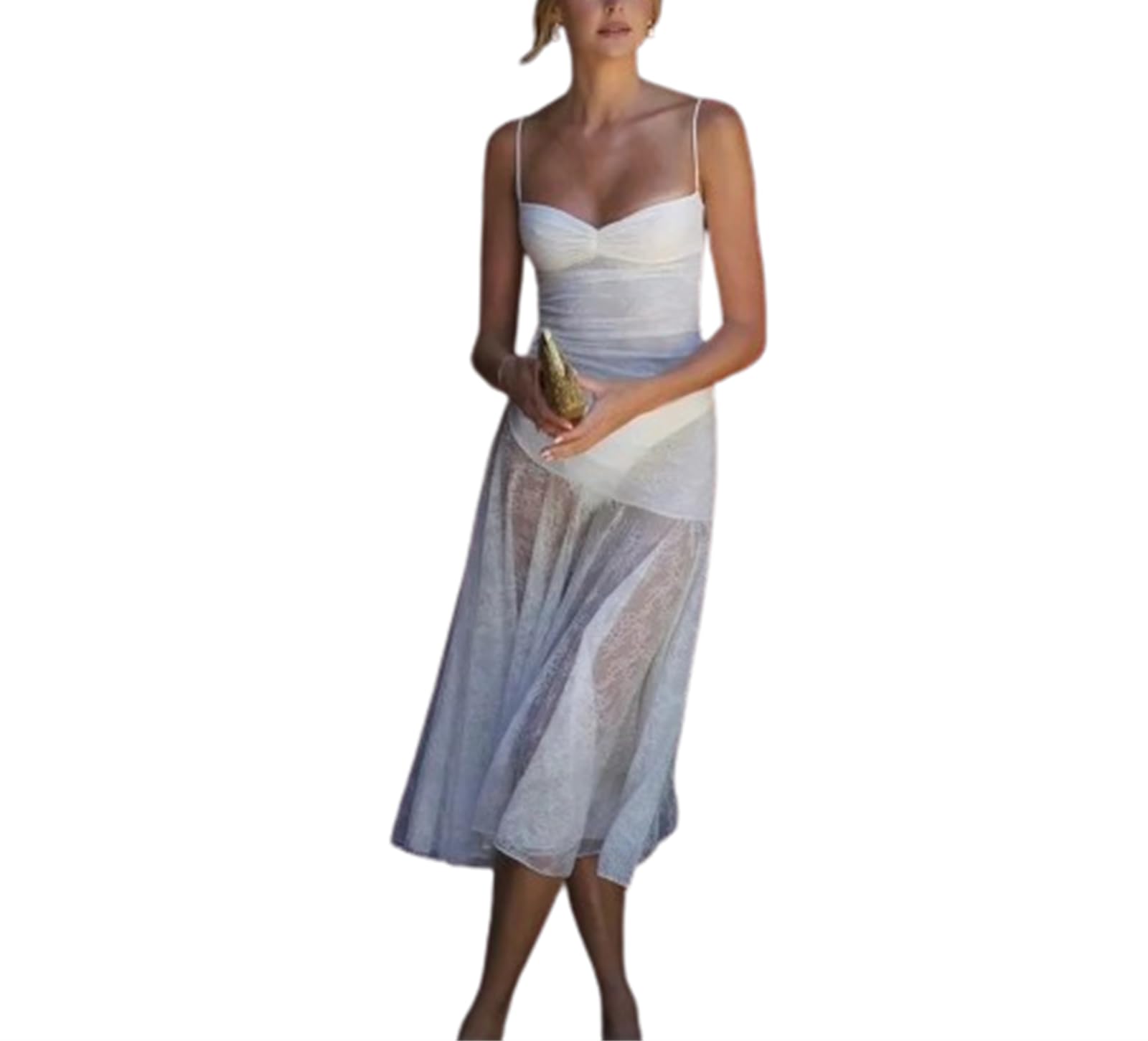 Sexy Lace Corset Dress - Sheer Mesh Slip Dress with Romantic Flowy Design for Women | Perfect for Date Night, Party & Special Occasions