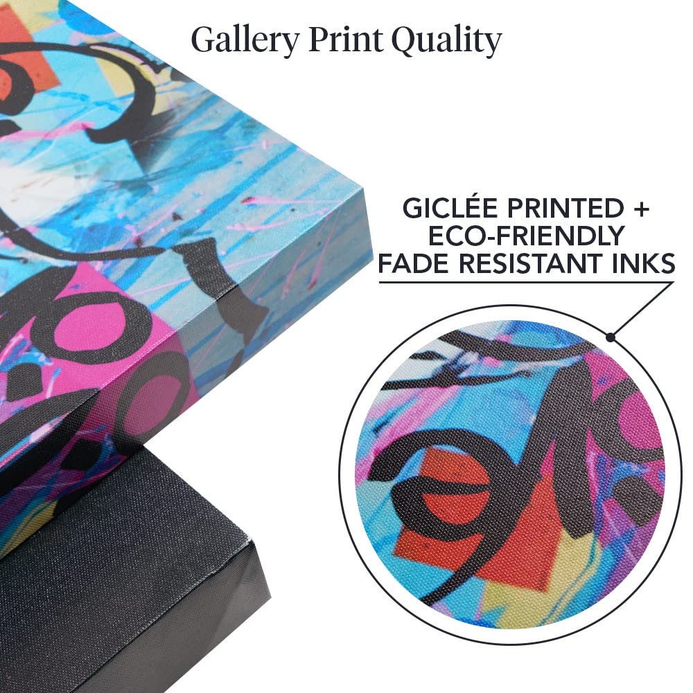 Hand-Painted Floral Fine Art Canvas Wall Decor - Premium Gallery-Wrapped Ready-to-Hang Painting (35