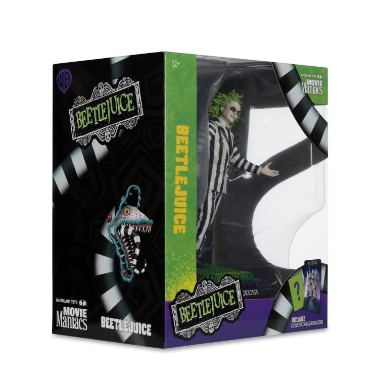 Beetlejuice (1988) Movie Maniacs 6 Limited Edition Collectible Figure - Perfect for Horror Fans & Tim Burton Movie Collectors