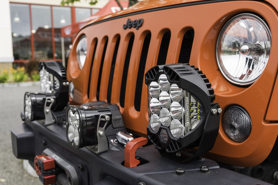 Baja Designs LP9 Sport LED Light Bar - Amber Spot Beam for Off-Road, Truck, Jeep & ATV Night Driving