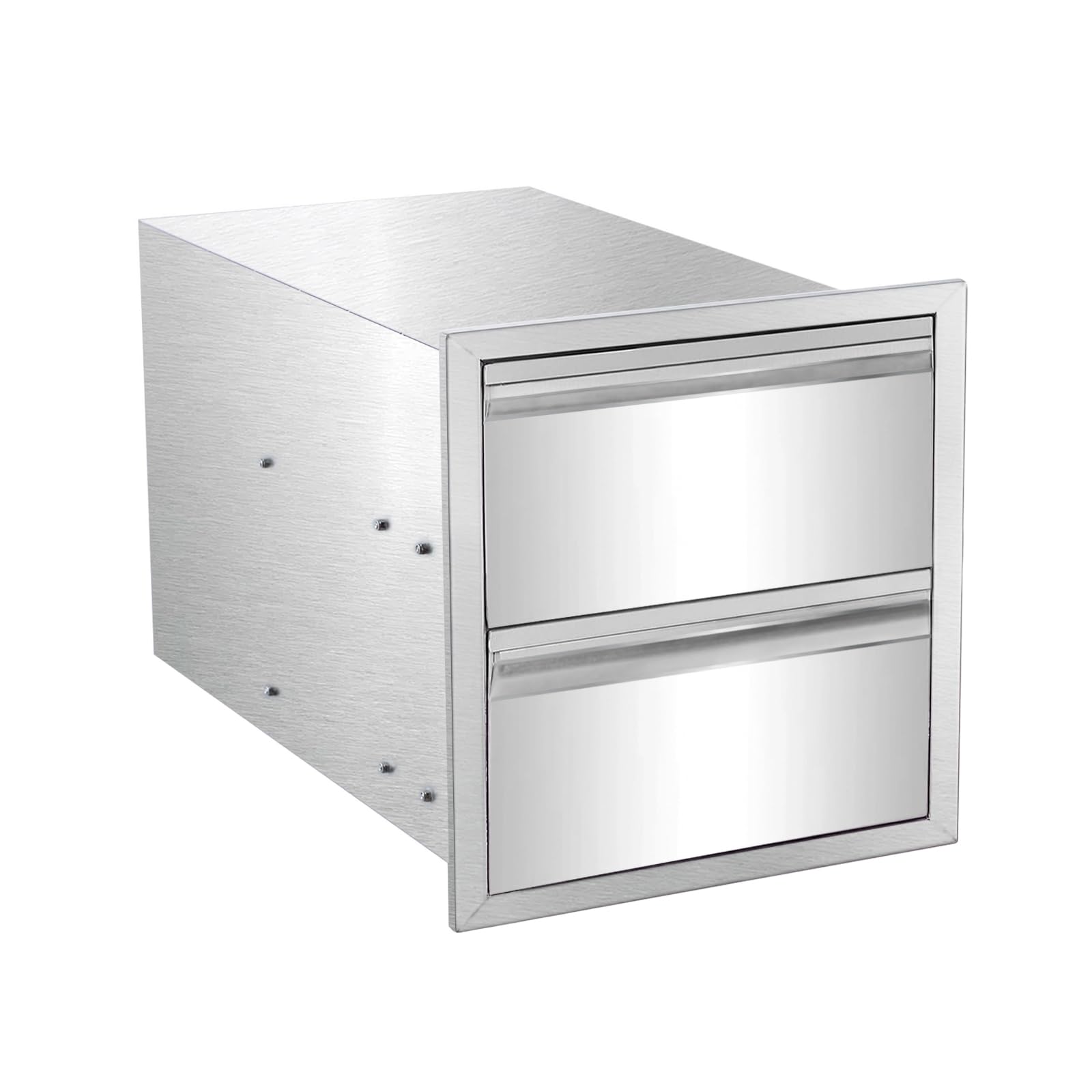 Stainless Steel Double Drawer Outdoor Kitchen Cabinet - 14
