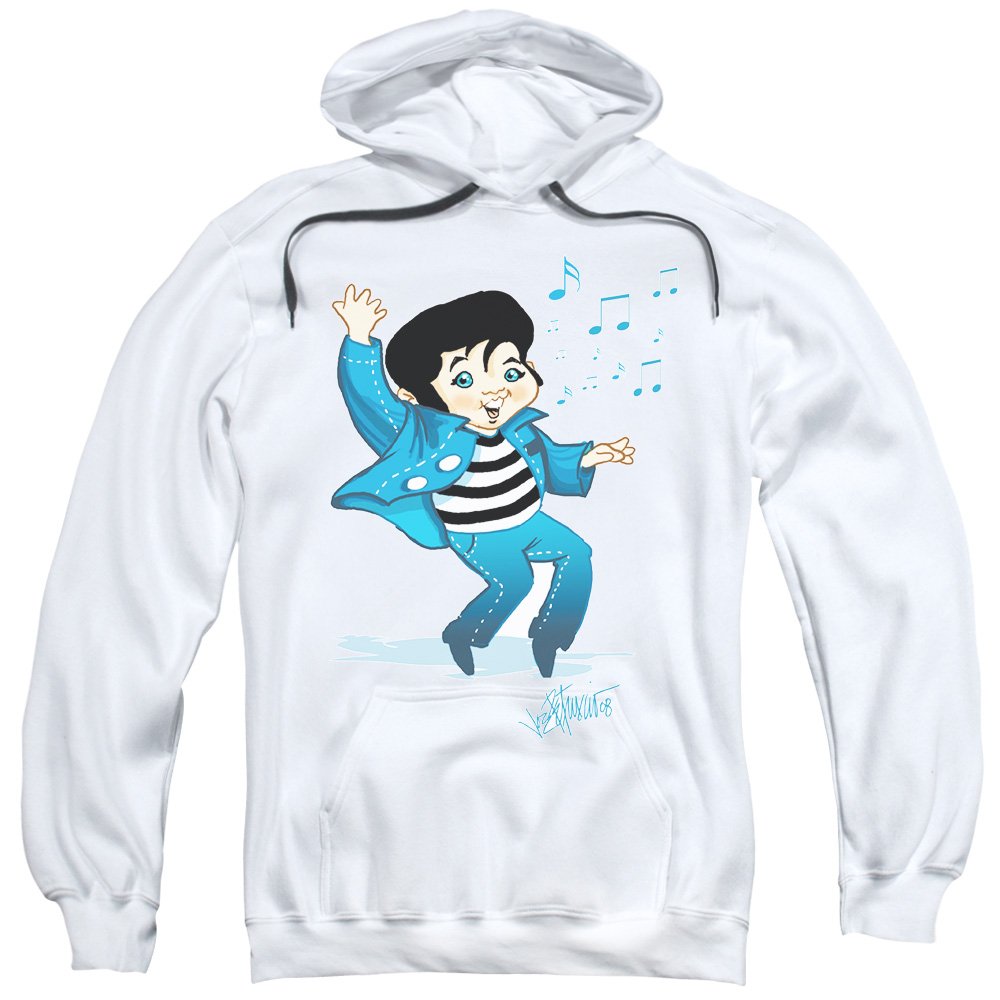 Elvis Presley Men's Lil Jailbird Pullover Hoodie - Vintage Rock & Roll Sweatshirt for Concerts, Halloween & Casual Wear