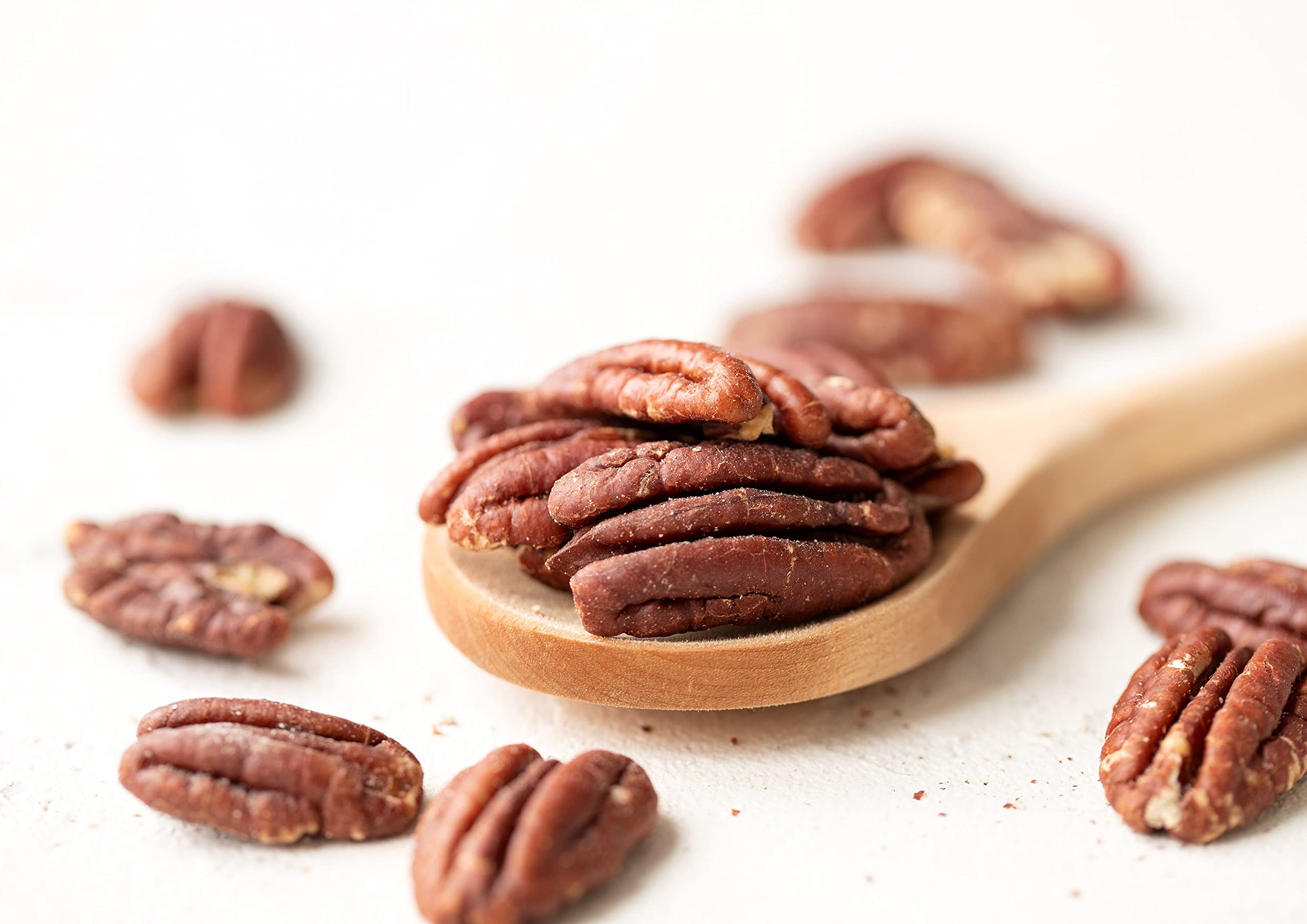 Food to Live Dry Roasted Pecan Halves with Himalayan Salt, 6 Pounds - Healthy Oven Roasted Lightly Salted Pecan Nuts | No Oil Added, Vegan, Kosher & Keto Friendly Snack | High in Protein & Fiber | Perfect for Baking, Salads & On-the-Go Snacking