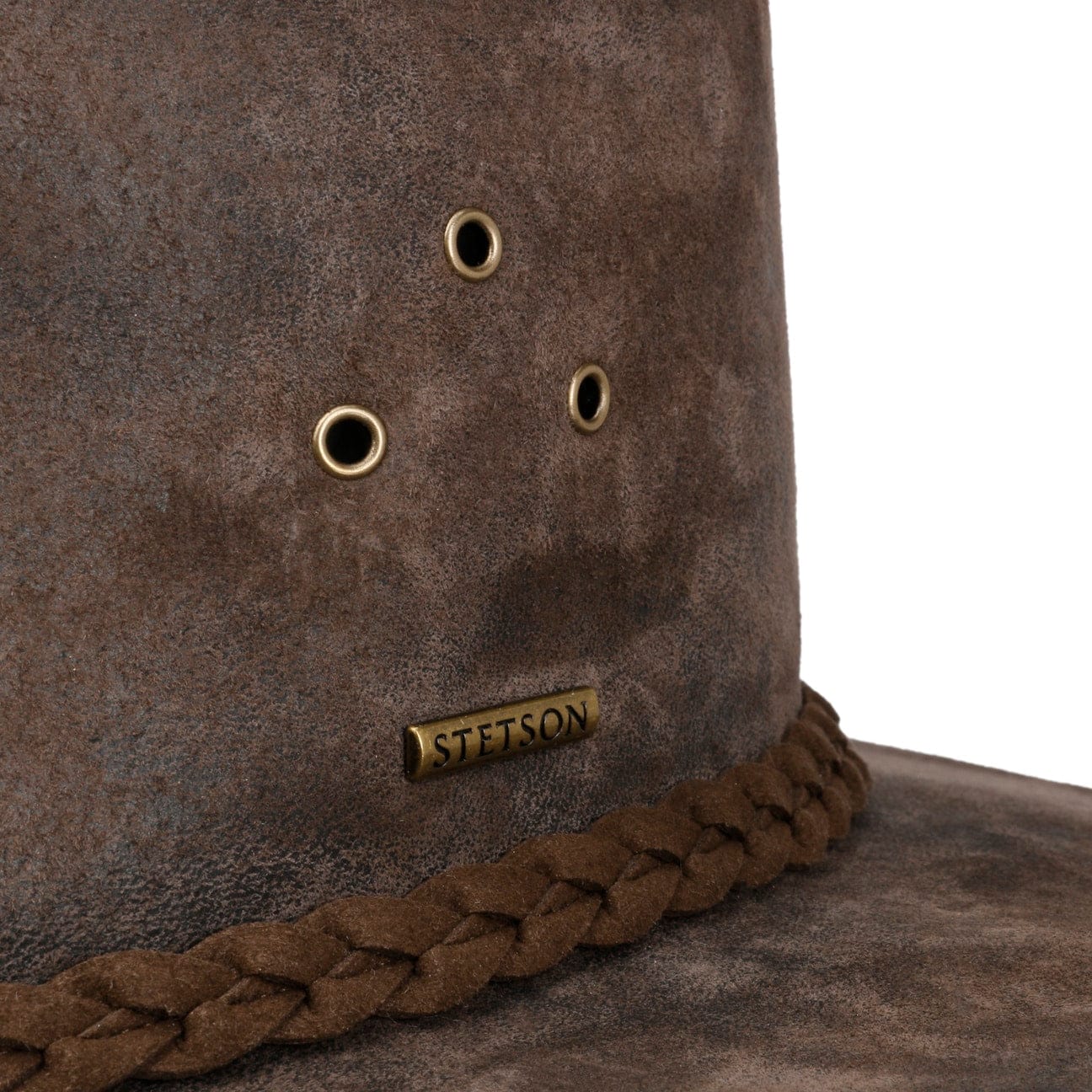 Stetson Pigskin Western Leather Hat for Men – Stylish Cowboy Hat for Rodeo, Ranch & Outdoor Adventures