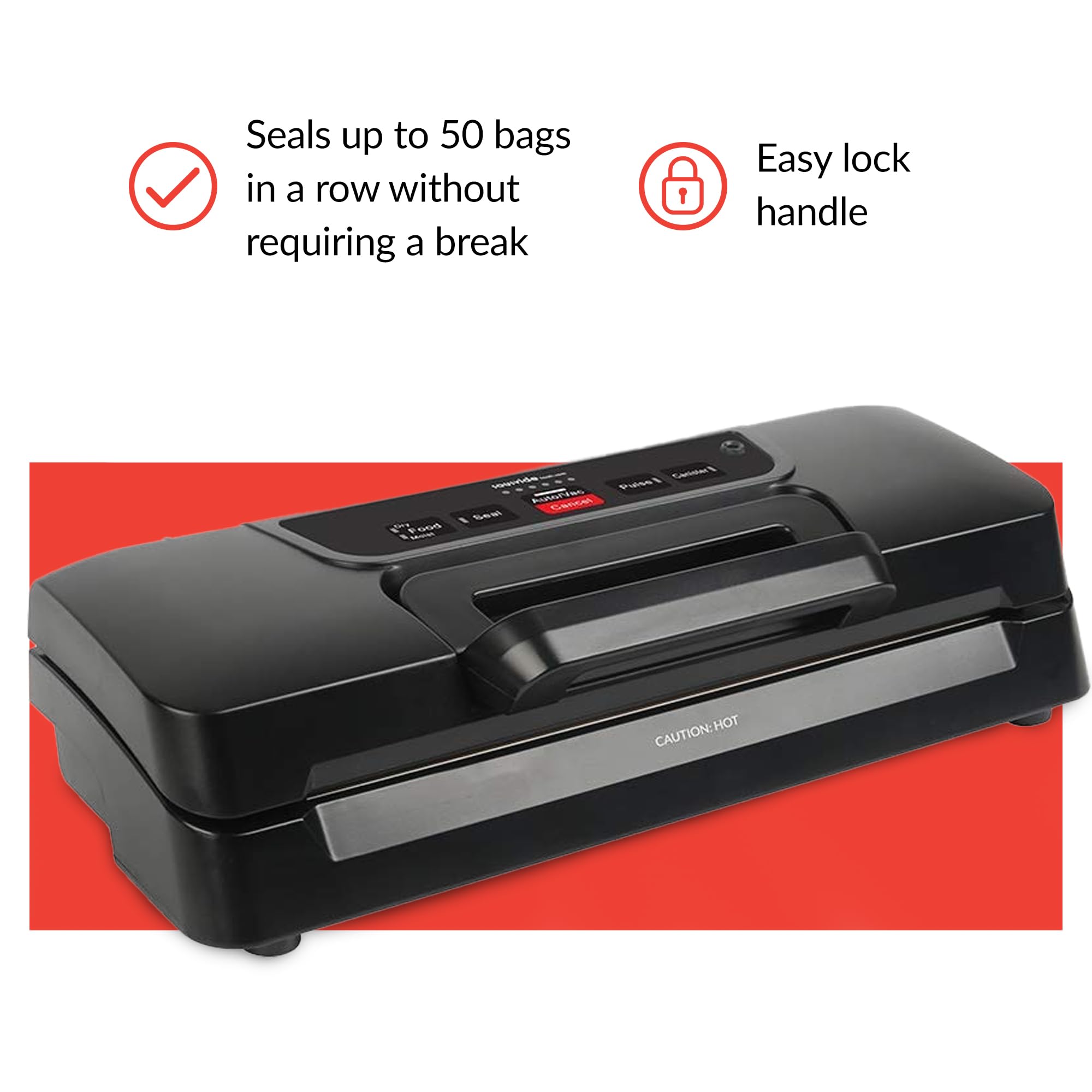 Sous Vide Vacuum Sealer Machine - 30cm Wide Bag Sealer for Home & Commercial Use | Food Preservation System for Sous Vide Cooking, Meal Prep & Storage | Perfect for Kitchens, Restaurants, Cafes & Food Businesses