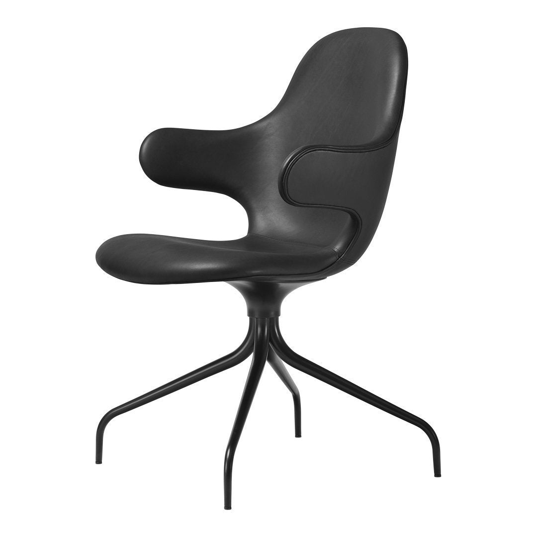 Hayon Catch Chair JH2 with Swivel Base by &Tradition - Modern Lounge Chair for Living Room, Office, or Reading Nook
