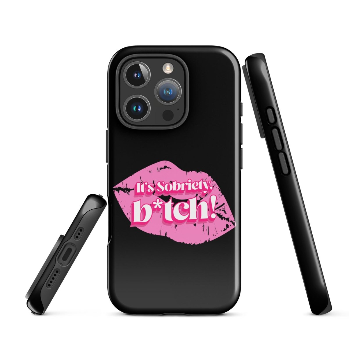 Premium Sobriety Sass Tough Case for iPhone® - Durable & Stylish Protective Cover - Perfect for Daily Use, Travel, and Sobriety Support