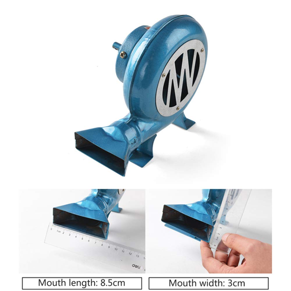 350W Manual Hand Crank Forge Blower Fan for BBQ, Grill, Outdoor Camping & Picnic Cooking - Durable Top Forge Blower for Blacksmithing & Backyard Barbecues
