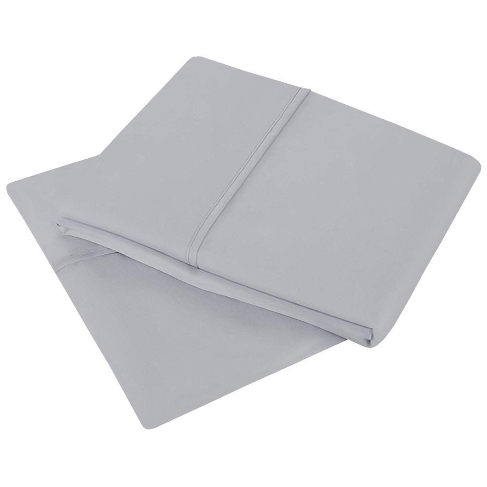 600 Thread Count Egyptian Cotton Sheet Set - King Size, Light Grey, 4-Piece Bedding with 16'' Deep Pocket | Ultra-Soft Long-Staple Combed Cotton for Luxury Sleep & Hotel-Style Comfort