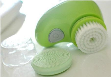 Electric Facial Cleansing Brush - Rechargeable Waterproof Face Scrubber & Exfoliator for Deep Pore Cleaning | Perfect for Daily Skincare Routine & Travel