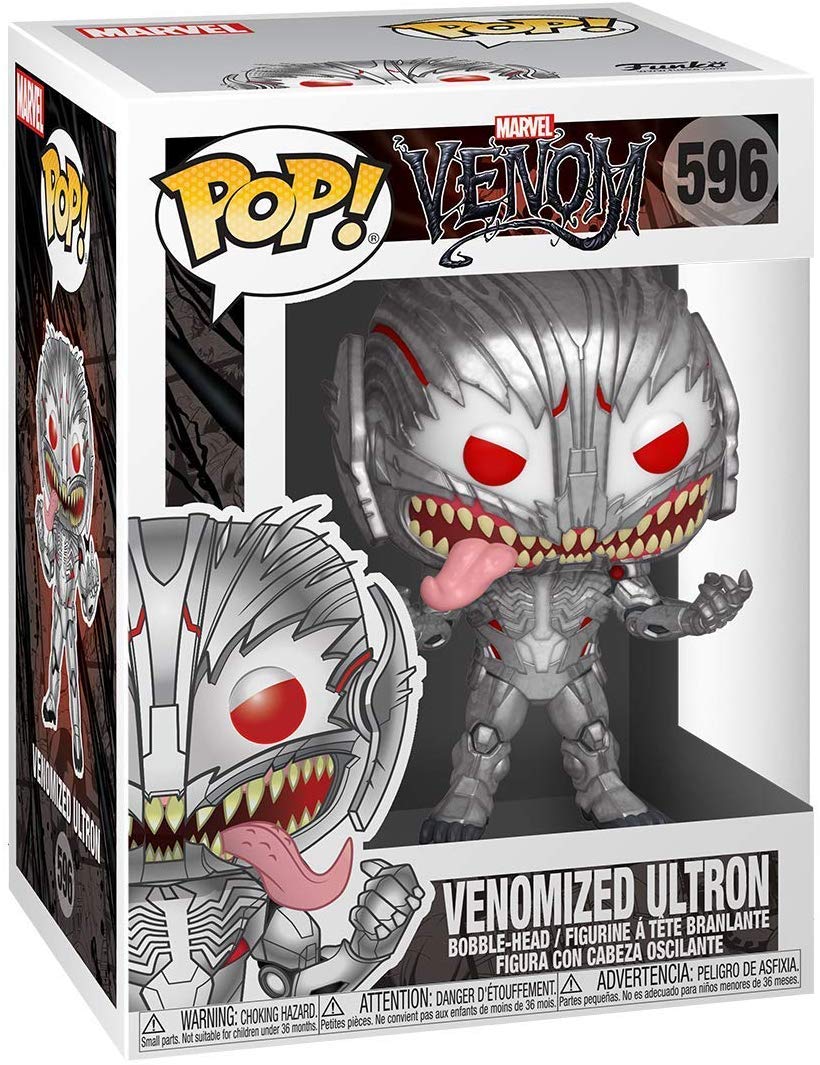 Funko Pop! Venomized Ultron #596 Marvel Venom Vinyl Figure Collectible with EcoTEK Pop Protector - Perfect for Marvel Fans, Comic Book Collectors & Pop Display Enthusiasts