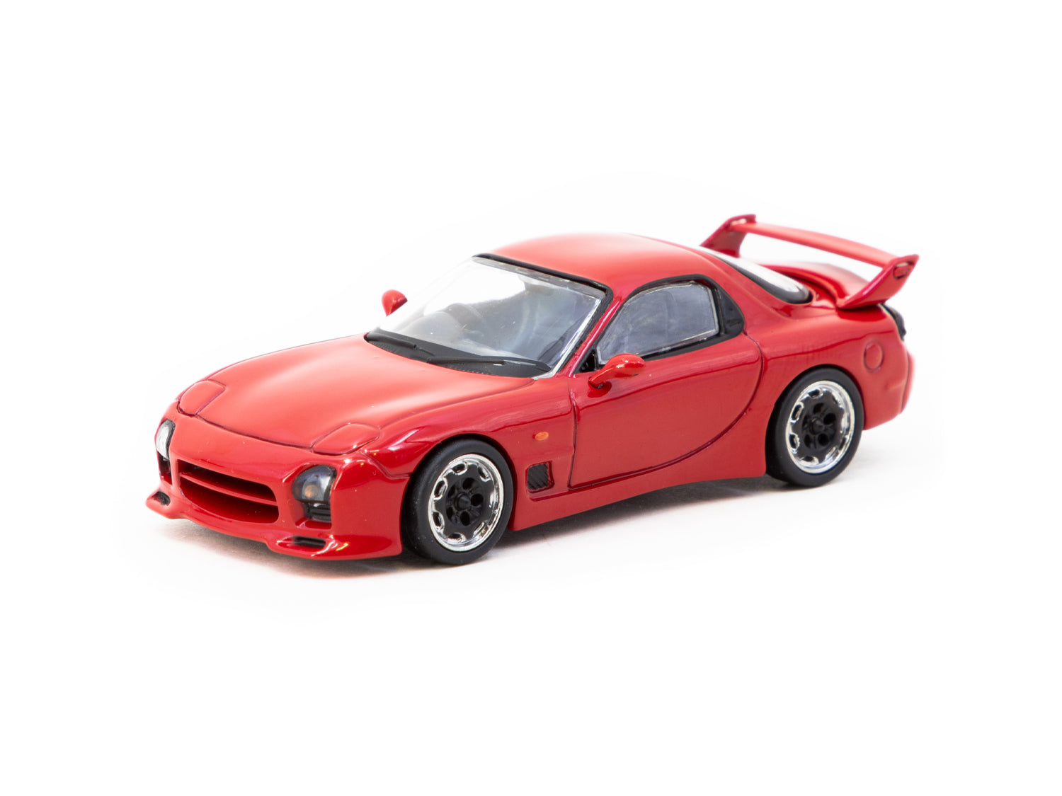 Tarmac Works X PRIX 1/64 Scale Mazda RX-7 FD3S Mazdaspeed A-Spec Diecast Model Car - Collectible Miniature for Racing Fans & Display Shelf