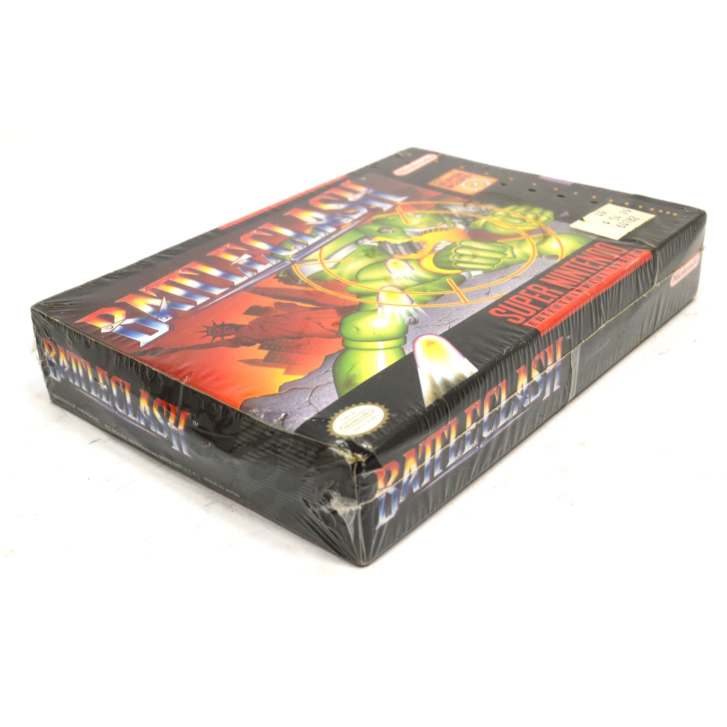 Brand New Factory Sealed SUPER NINTENDO (SNES) BATTLE CLASH Video Game - Retro Gaming Collectible - Perfect for Classic Gaming Enthusiasts & Nostalgic Play Sessions