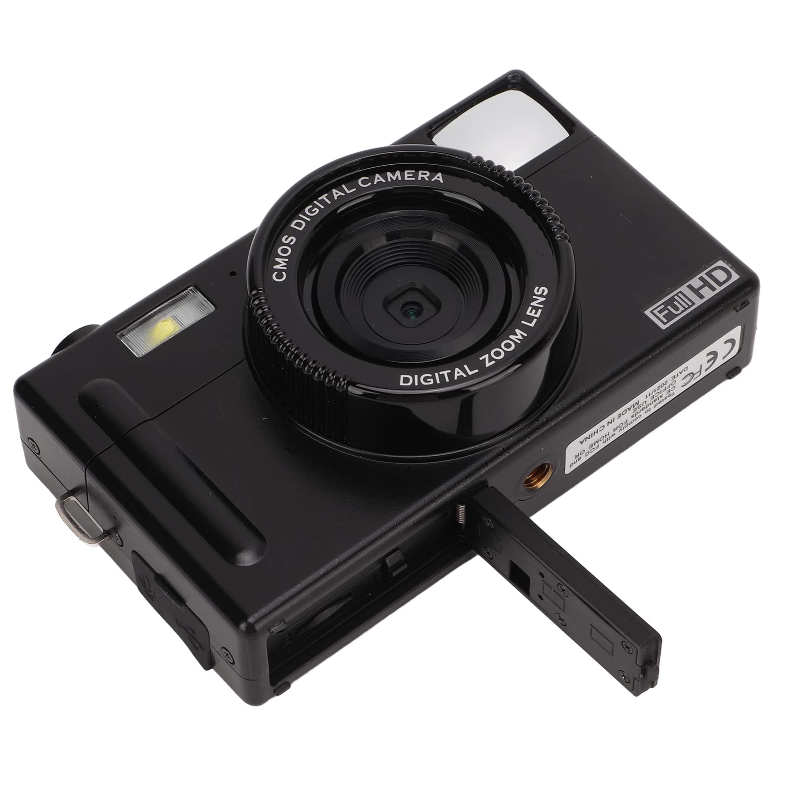 Jopwkuin Mirrorless Digital Camera - 24MP HD CMOS Sensor, 1080p Full HD Video, 3