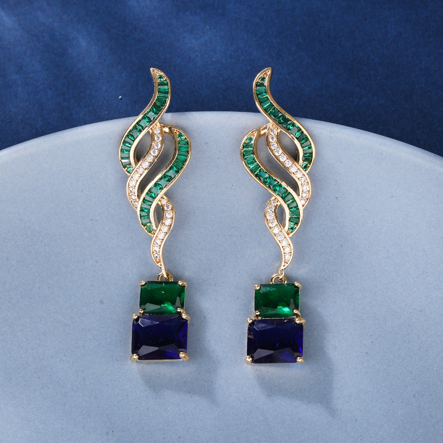 Elegant Cubic Zirconia Dangle Earrings for Women - Perfect Wedding Jewelry & Bridal Accessories | CE11670 | Great for Bridesmaids, Prom & Special Occasions