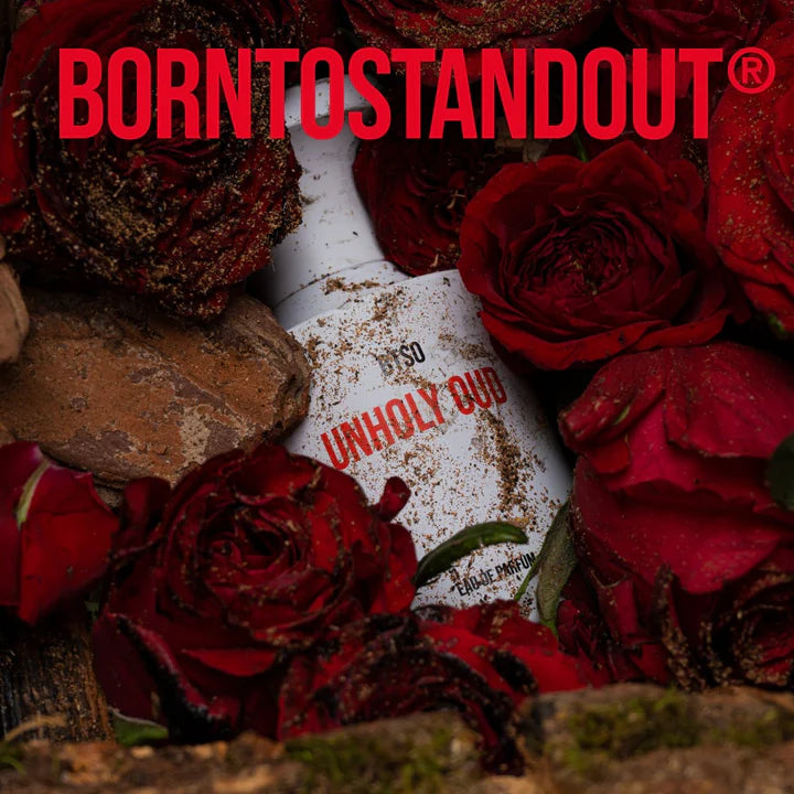 BORNTOSTANDOUT Unholy Oud Eau de Parfum 50ml - Luxury Long Lasting Fragrance for Men & Women, Perfect for Date Night & Special Occasions