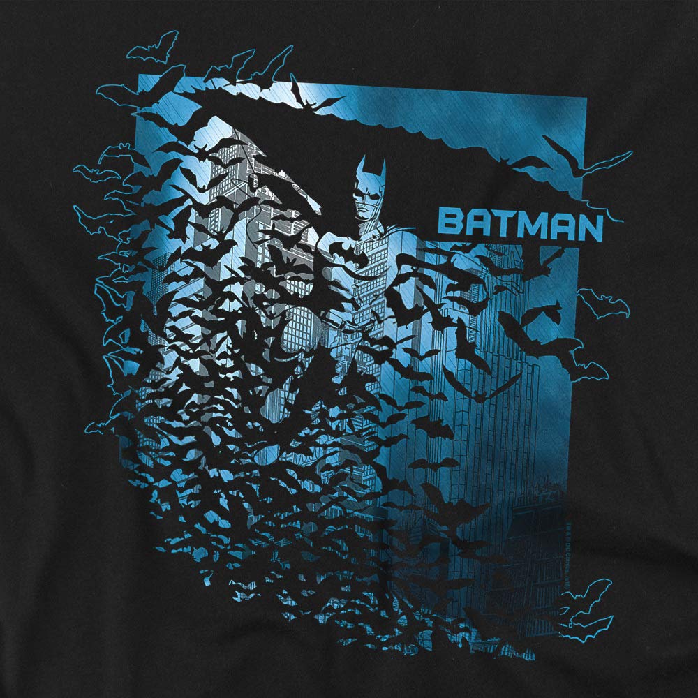 Batman Bat Among Bats Graphic T-Shirt - Unisex Adult Tee for Men & Women | Casual Wear, Cosplay, Superhero Fan Gift