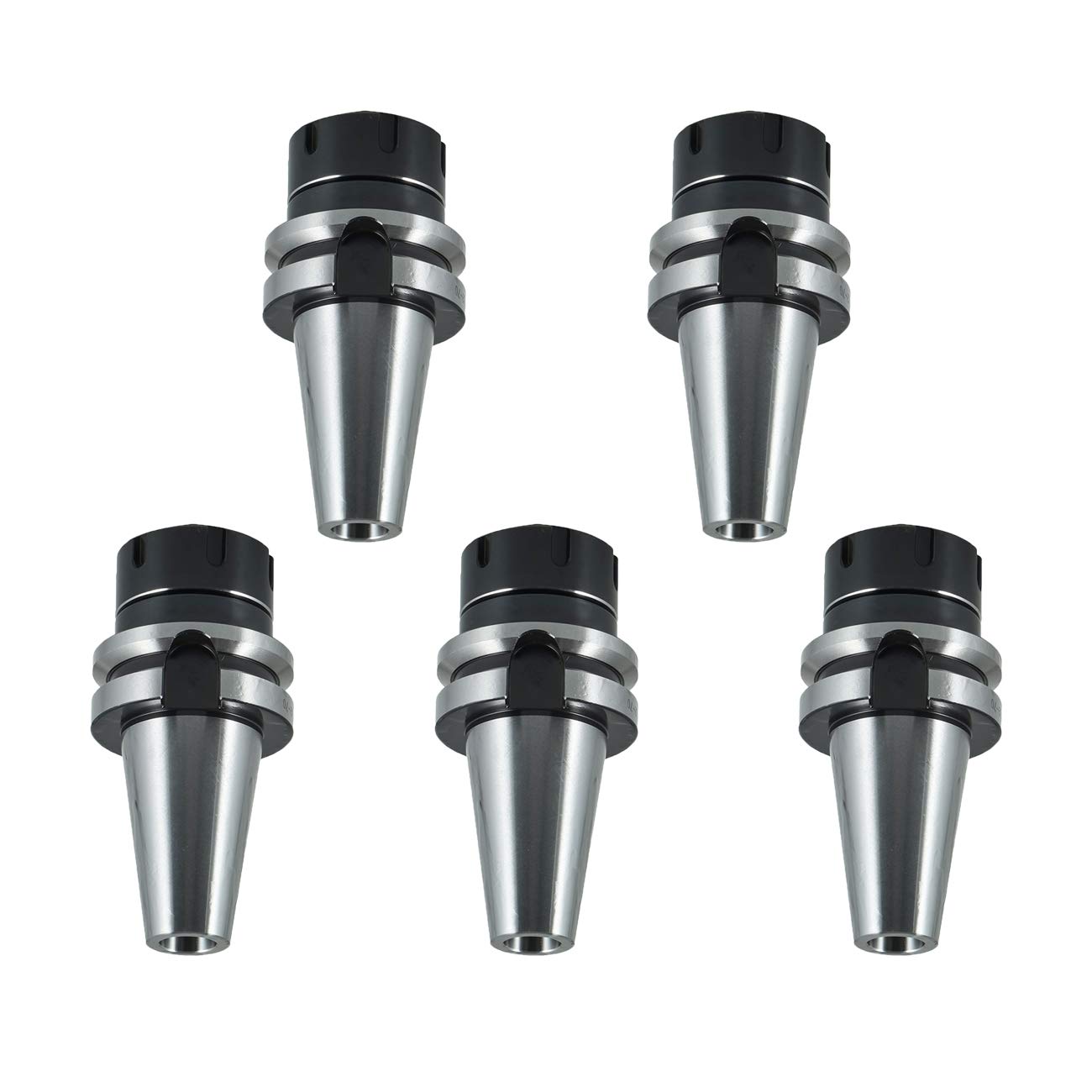 SuperMotorParts 5pcs BT40 ER32 70mm Shank Holder Collet Chuck - High Precision CNC Milling Tool Holder for Metalworking, Woodworking & Industrial Applications
