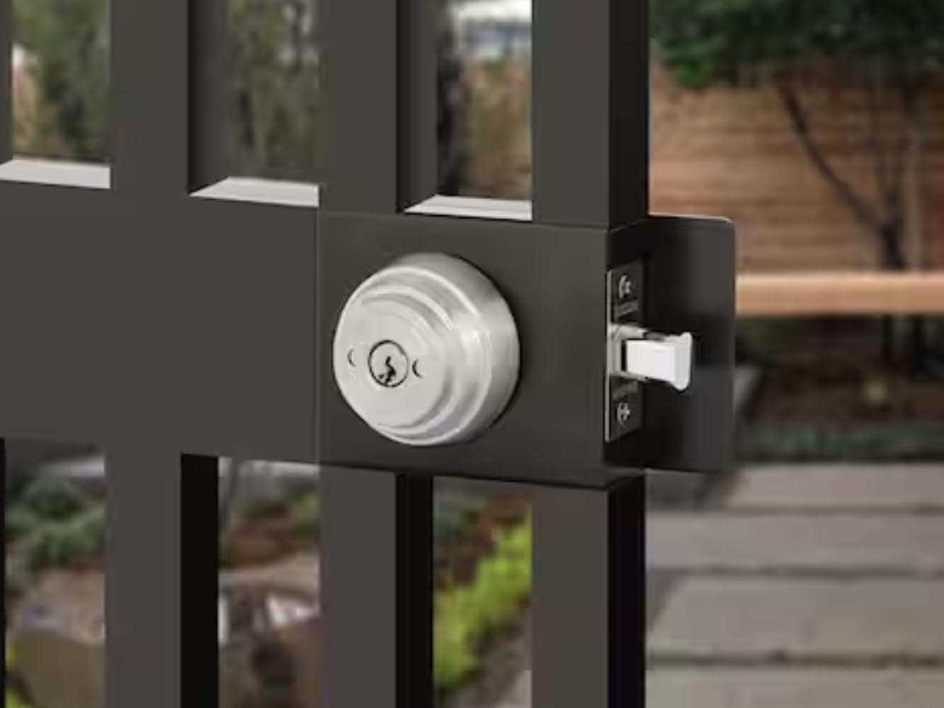 Secure Weldable Steel Gate Lock Box with Deadlatch - Heavy Duty Outdoor Security for Fences, Gates & Sheds