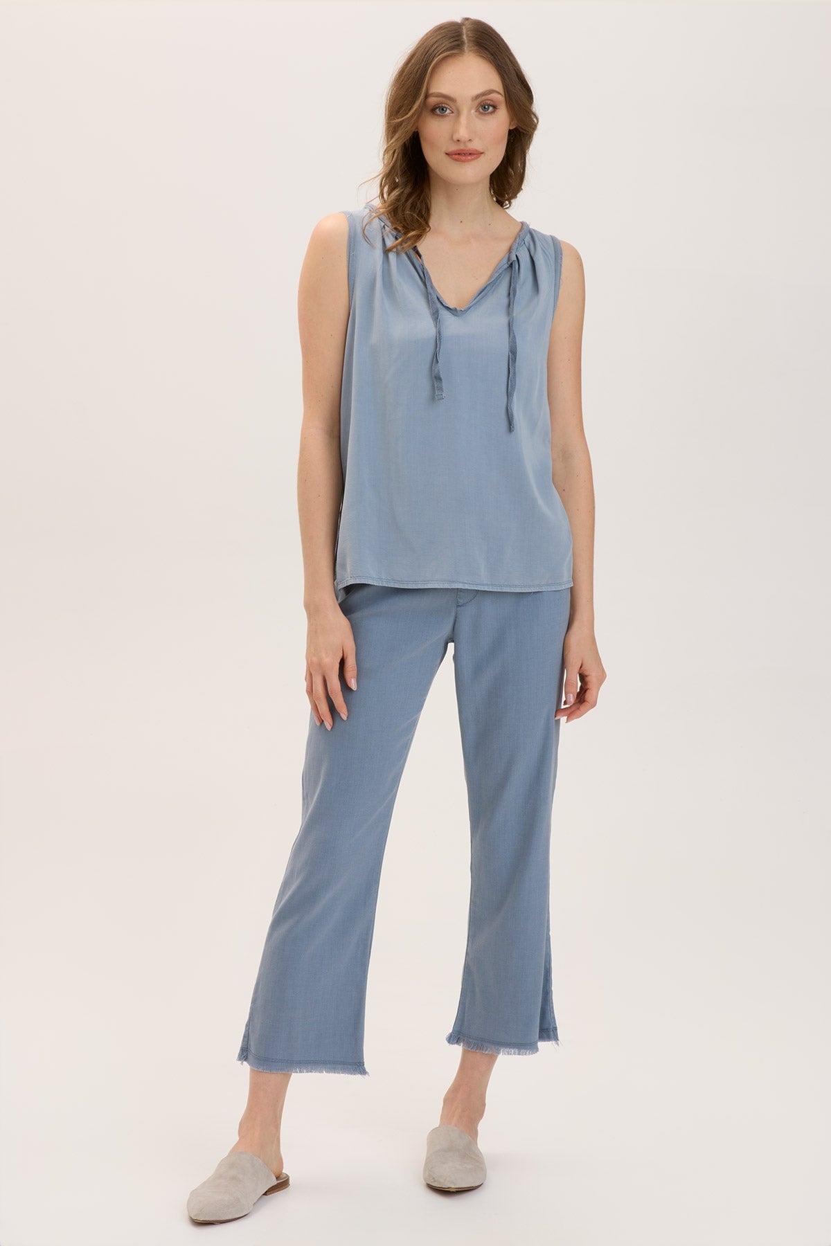 Twill Antoine Tank Top for Women - Breathable & Comfortable Casual Summer T-Shirt | Perfect for Gym, Yoga, Beach & Everyday Wear