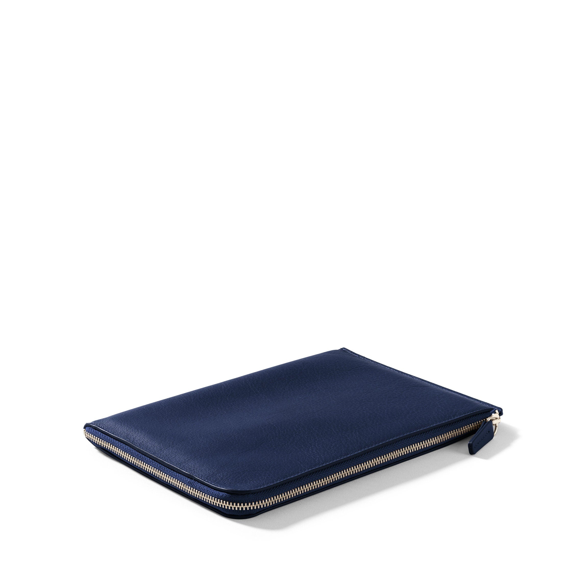 Slim Zip Travel Wallet for Men & Women - RFID Blocking Navy Blue Passport Holder - Perfect for Airplane, Cruise & International Trips