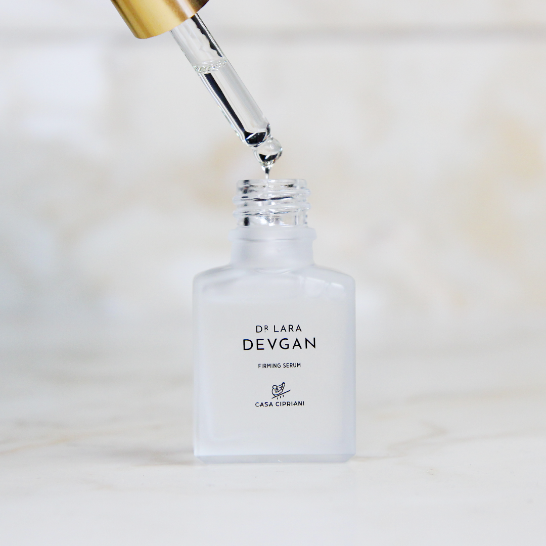Dr. Devgan x Casa Cipriani Anti-Aging Firming Serum with Hyaluronic Acid & Peptides - Luxe Skincare for Wrinkles & Fine Lines | Perfect for Night Routine & Special Occasions