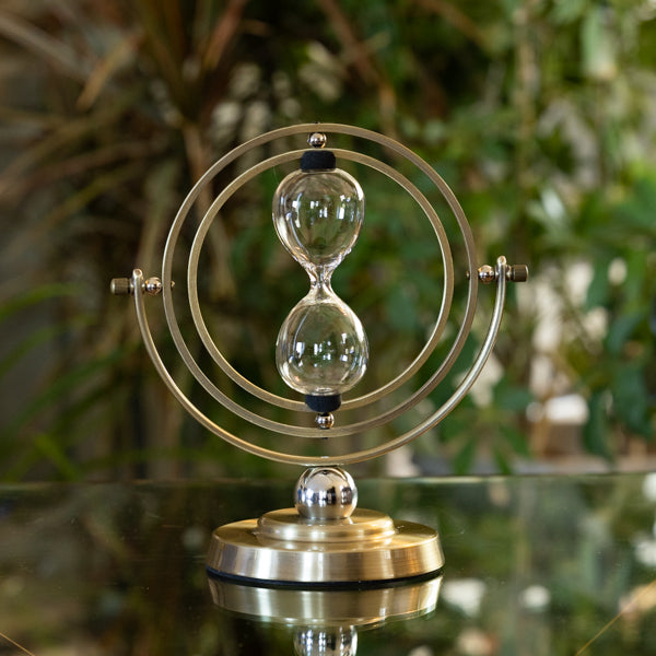 Bronzed Time Turner Kit - Rotating Hourglass for Home Office Decor, Gift & Harry Potter Collectibles | Perfect for Fans, Meditation & Unique Gifts