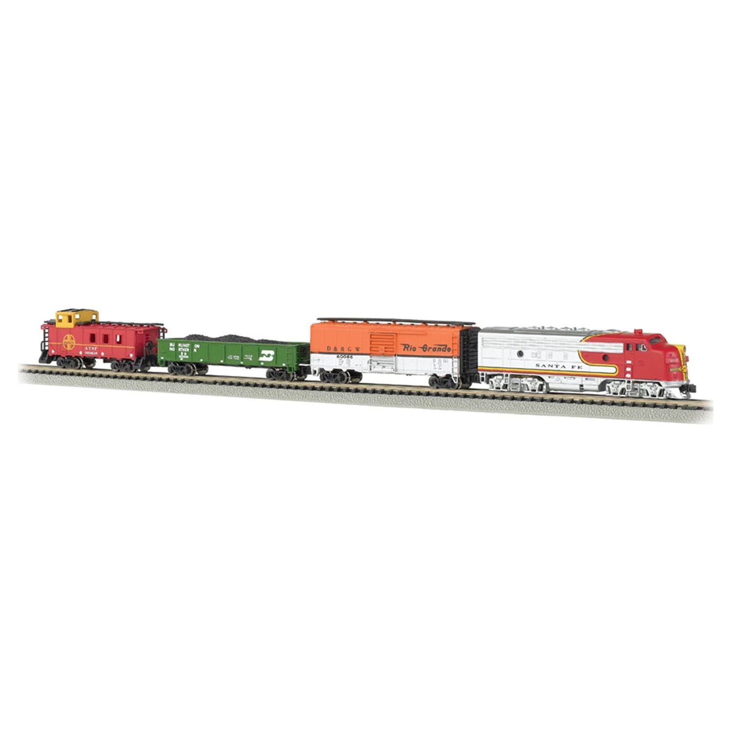 Bachmann Trains Super Chief Ready to Run Electric Train Set - N Scale Model Railroad for Collectors & Hobbyists | Perfect for Home Layouts & Display