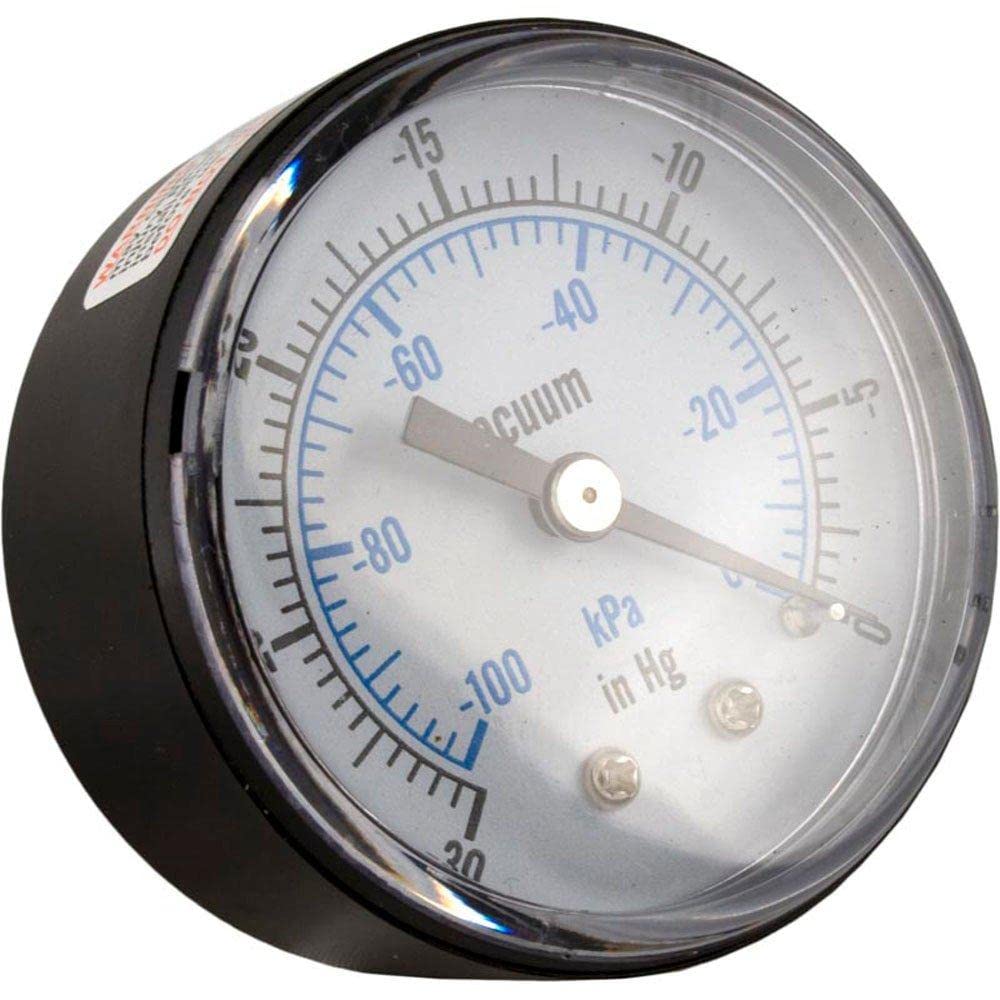 Pentair R36006 Vacuum Gauge - Back Mount for Pool Maintenance