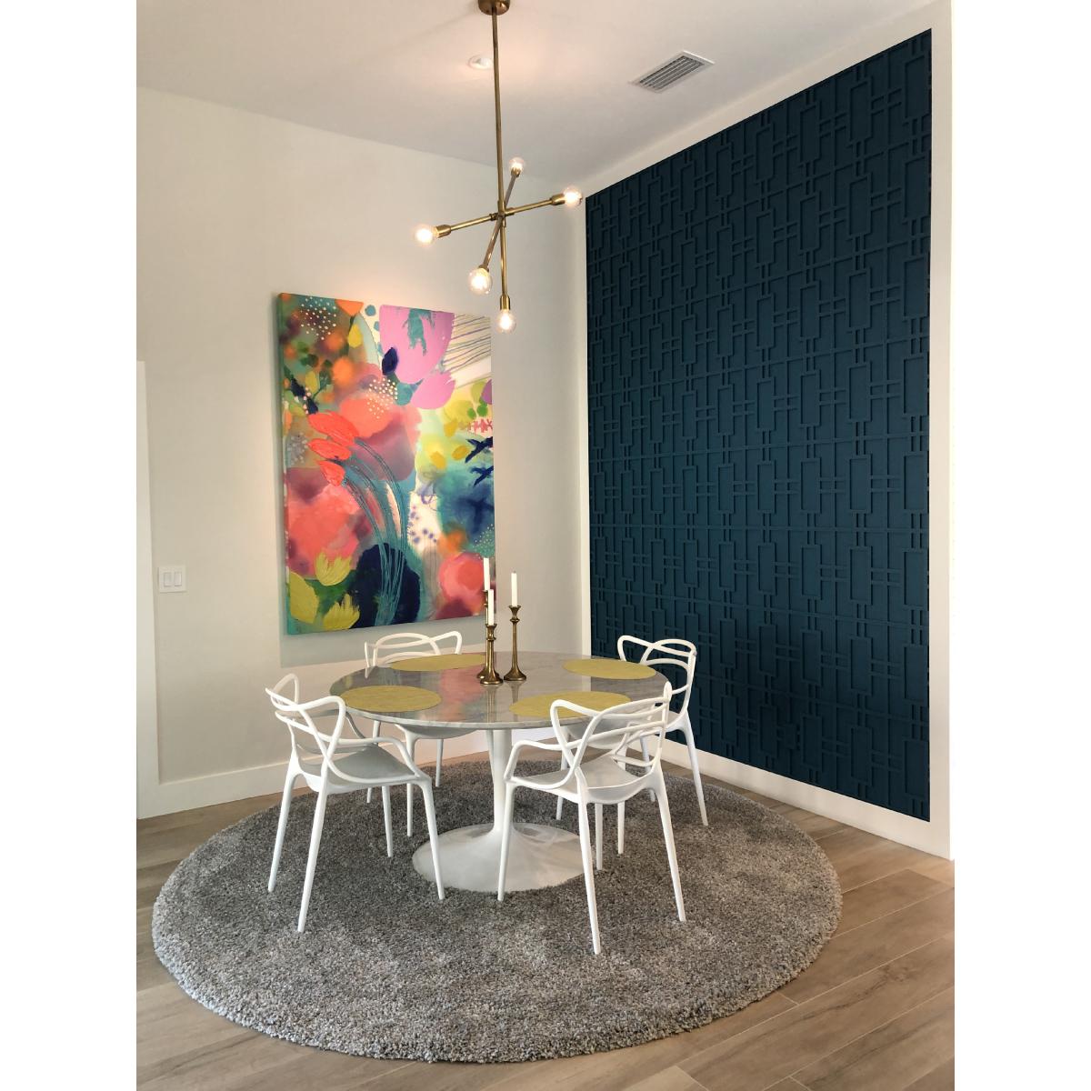 Hastings Decorative Fretwork Wall Panels - Elegant Laser Cut Wooden Room Dividers & Home Decor for Living Room, Bedroom, Office