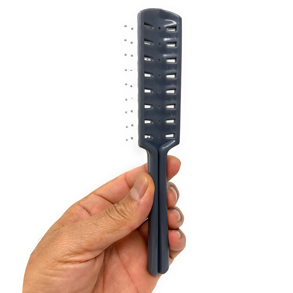 Dulak Traditional Hair Brush Set - 2 Pack Salon Detangling Brush for Smooth & Tangle-Free Hair - Perfect for Home, Salon & Travel Use
