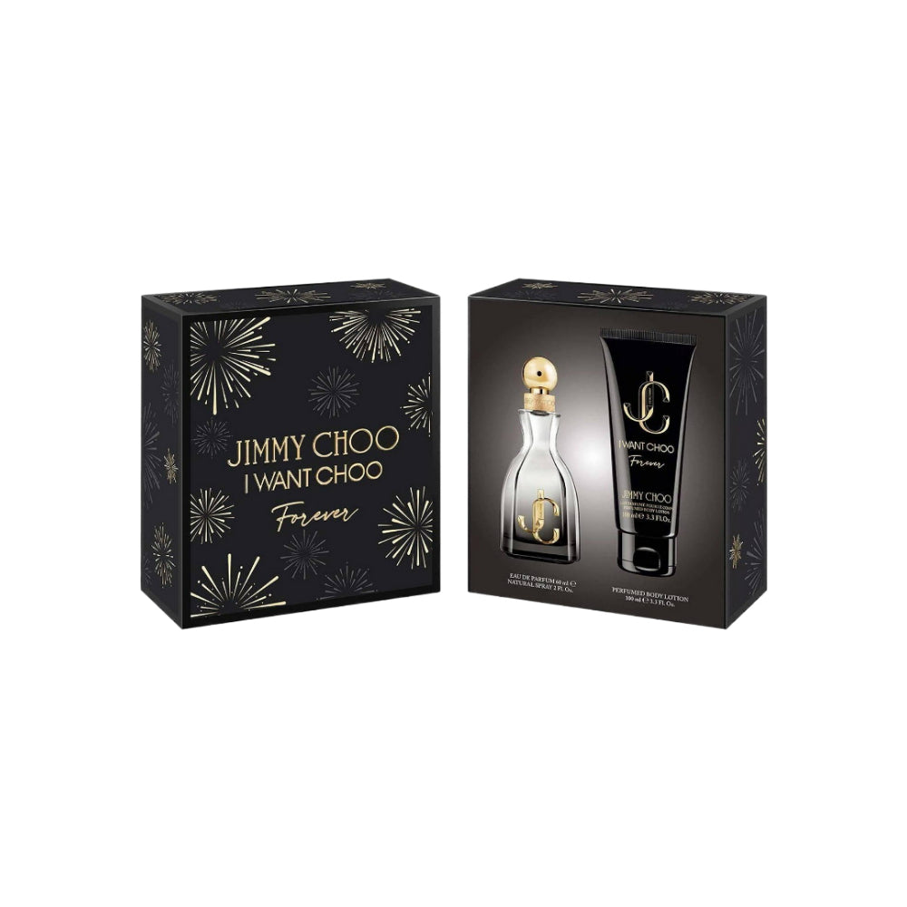 I Want Choo Forever 2 Piece Eau De Parfum Set - 60ml Perfume Bottle for Women | Luxury Floral Scent for Date Night, Special Occasions & Daily Wear