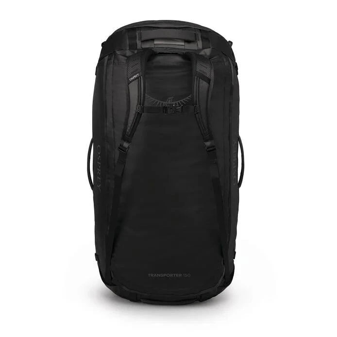 Osprey Transporter Duffel 150 - Large Travel Duffel Bag with Wheels, Water-Resistant Material for Airplane, Camping & Outdoor Adventures - Perfect for Luggage, Gym & Sports Equipment Storage