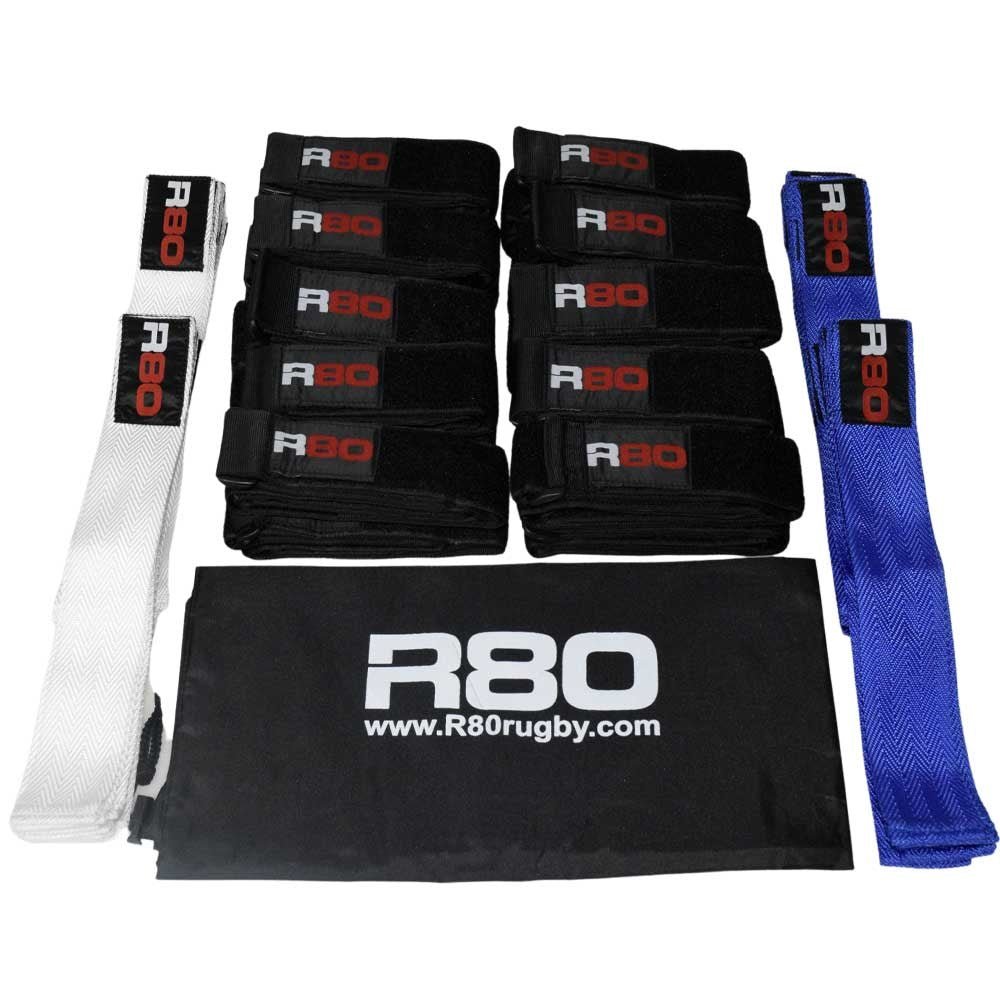 R80 Junior Rippa Rugby Sets for 30 Players - Complete Youth Rugby Equipment for Schools & Teams | Perfect for Training, Games & Sports Events