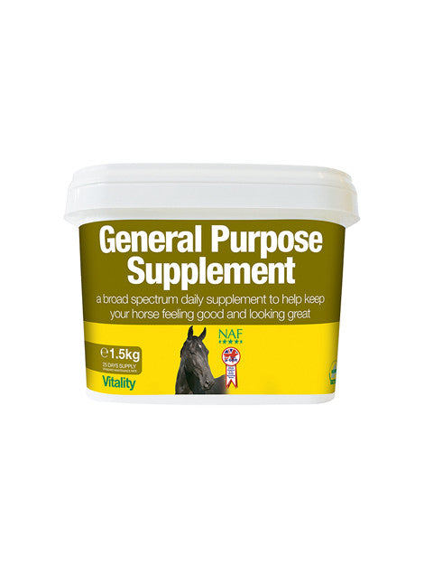 NAF General Purpose Supplement for Horses - Essential Vitamins & Minerals for Equine Health & Performance | Ideal for Training, Recovery & Daily Care