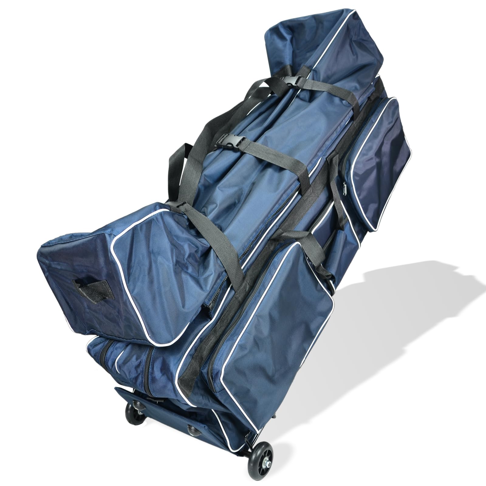 Competition Rolling Fencing Bag with Wheels & High-Top Weapon Storage - Durable Draw-bar Design for Easy Transport - Perfect for Tournaments, Practice & Equipment Organization