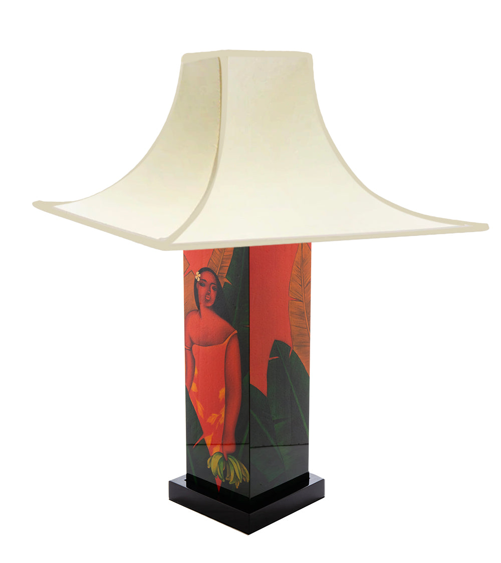 Tim Nguyen Modern Banana Table Lamp - Stylish & Fun Nightstand Light for Bedroom, Living Room, or Kids Room Decor