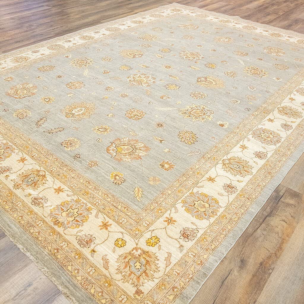 Handmade Oushak Area Rug 100% Wool 10'0