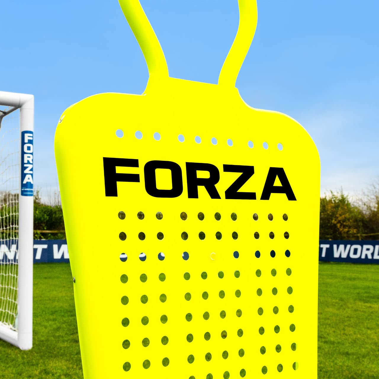 Forza Soccer Free Kick Training Mannequin - Durable PVC Practice Dummy with Steel Spikes [Mini/Junior/Senior Size Options] | Portable Carry Bag Included - Perfect for Youth Soccer Drills, Team Practices & Backyard Training
