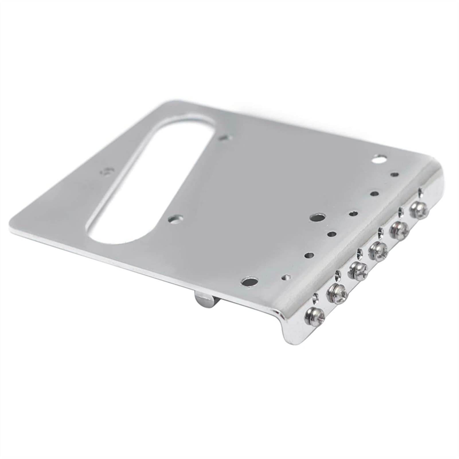 Vintage Style 6-String Guitar Bridge - Top Loader Saddle Replacement Part for Telecaster Electric Guitars | Perfect for DIY Repairs & Upgrades