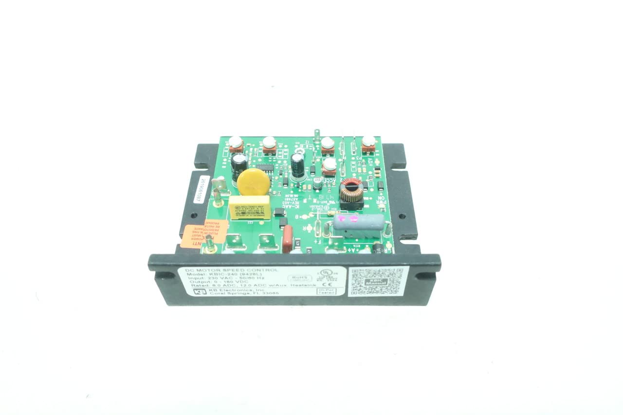 KB Electronics KBIC-240 240V AC Motor Speed Control Module - Variable Speed Controller for Industrial Equipment, HVAC Systems & Machinery