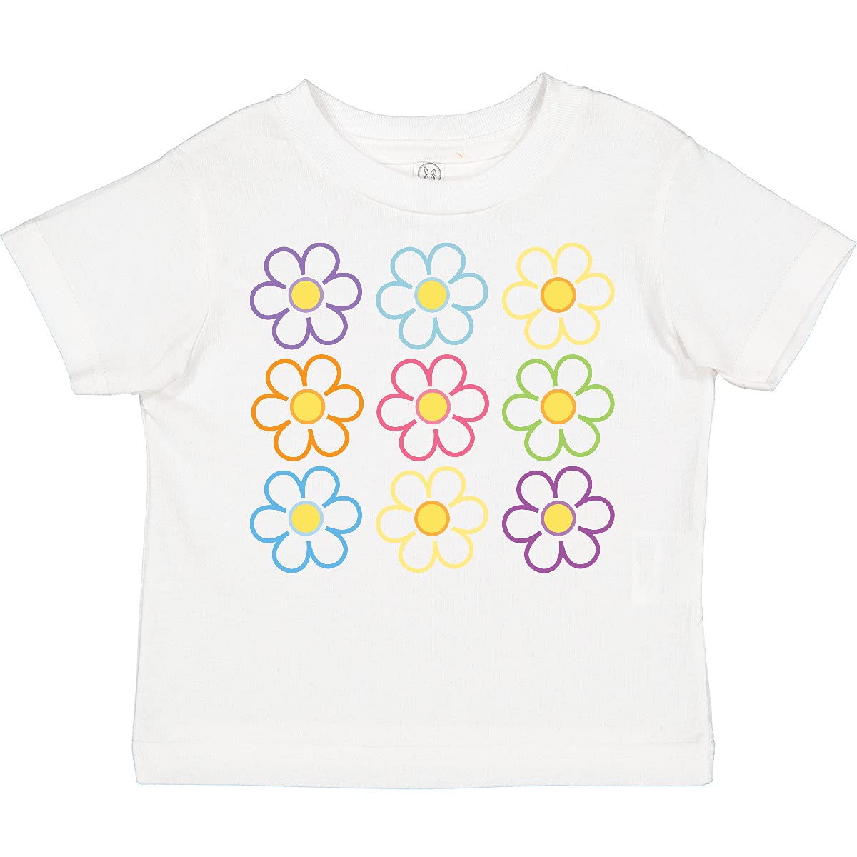 Inktastic Daisy Flowers Vintage Retro Toddler T-Shirt - Cute Floral Graphic Tee for Boys & Girls - Perfect for Playdates, Daycare & Family Photos