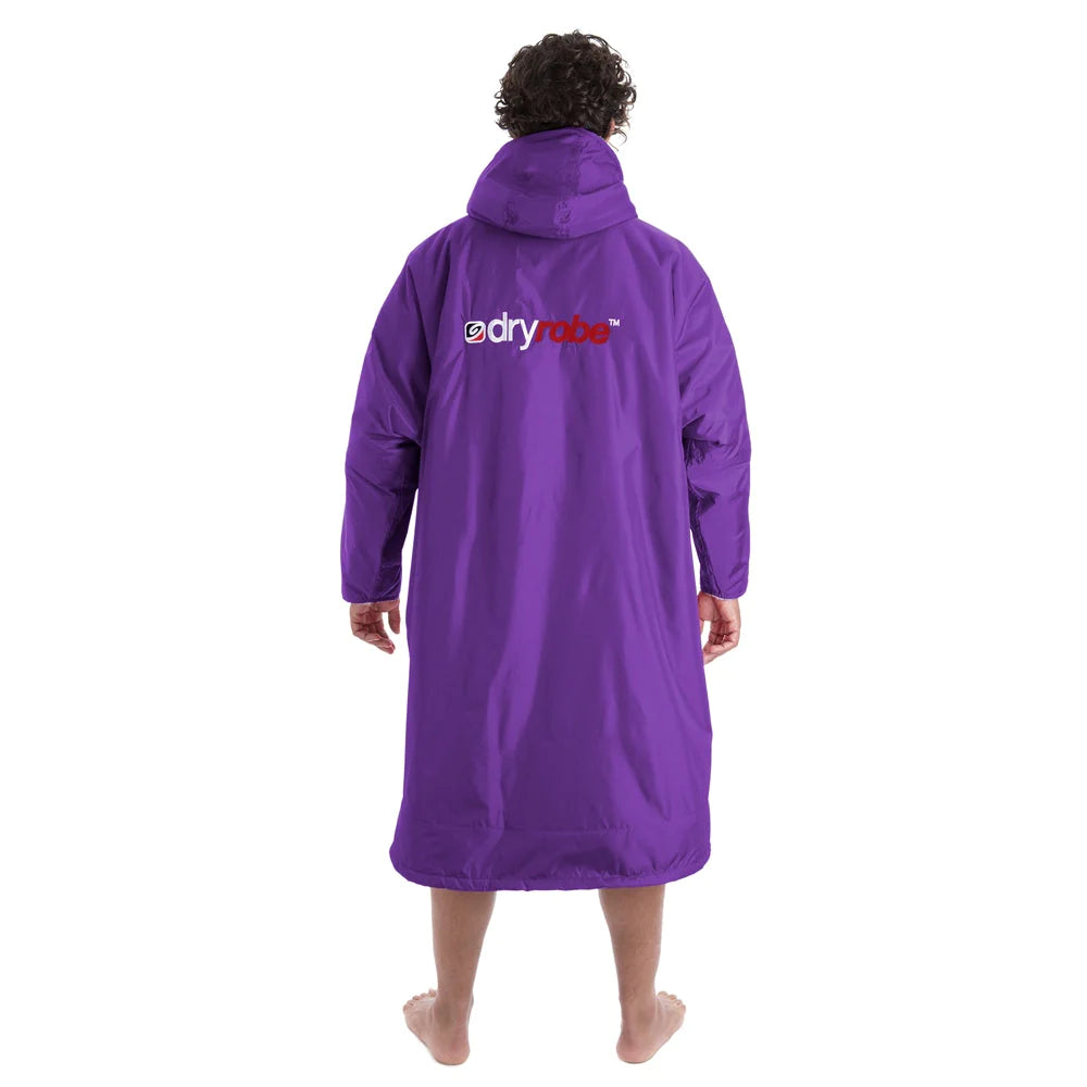 Dryrobe Advance Long Sleeve Changing Robe for Adults - Waterproof & Warm Outdoor Changing Robe for Surfing, Swimming, Camping & Beach Activities