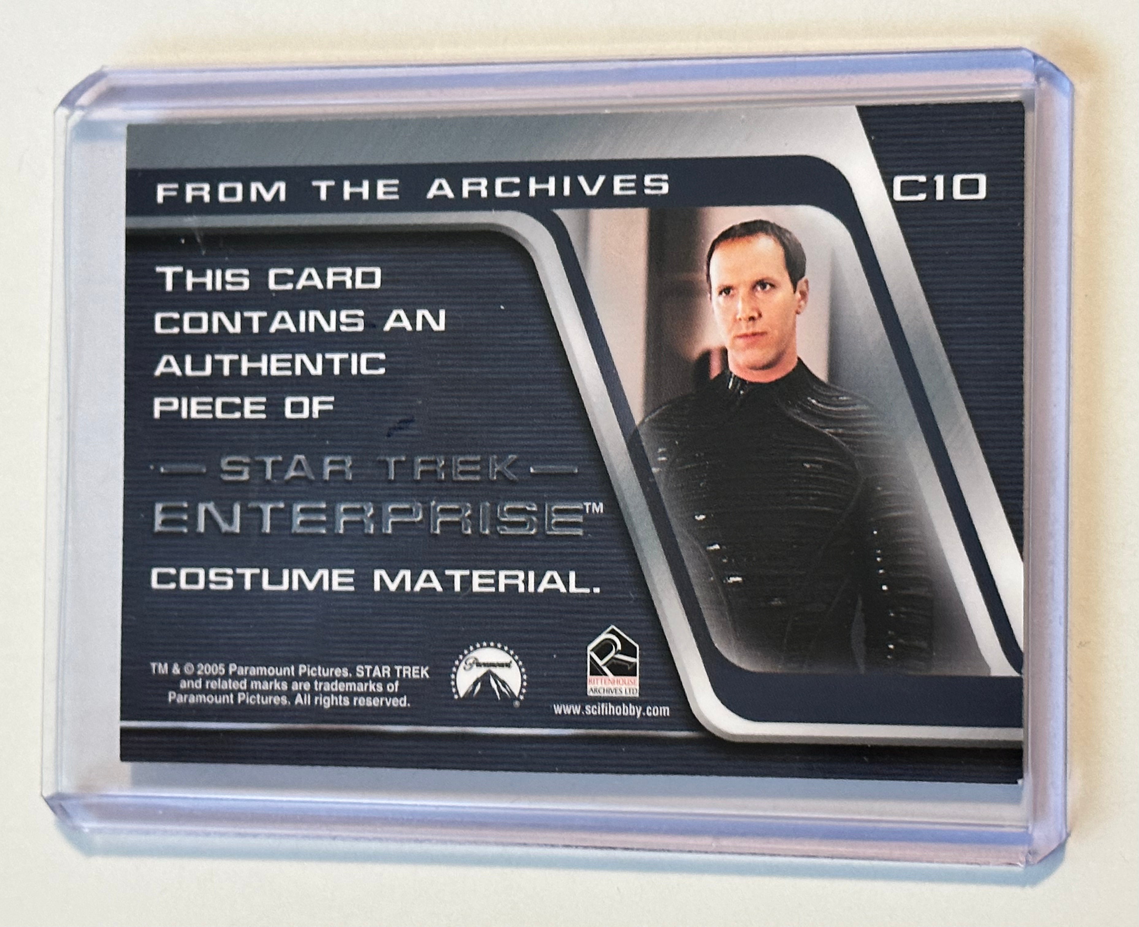 Star Trek Enterprise TV Series Collectible Insert Card - Perfect for Fans, Memorabilia Collectors & Display at Home or Office